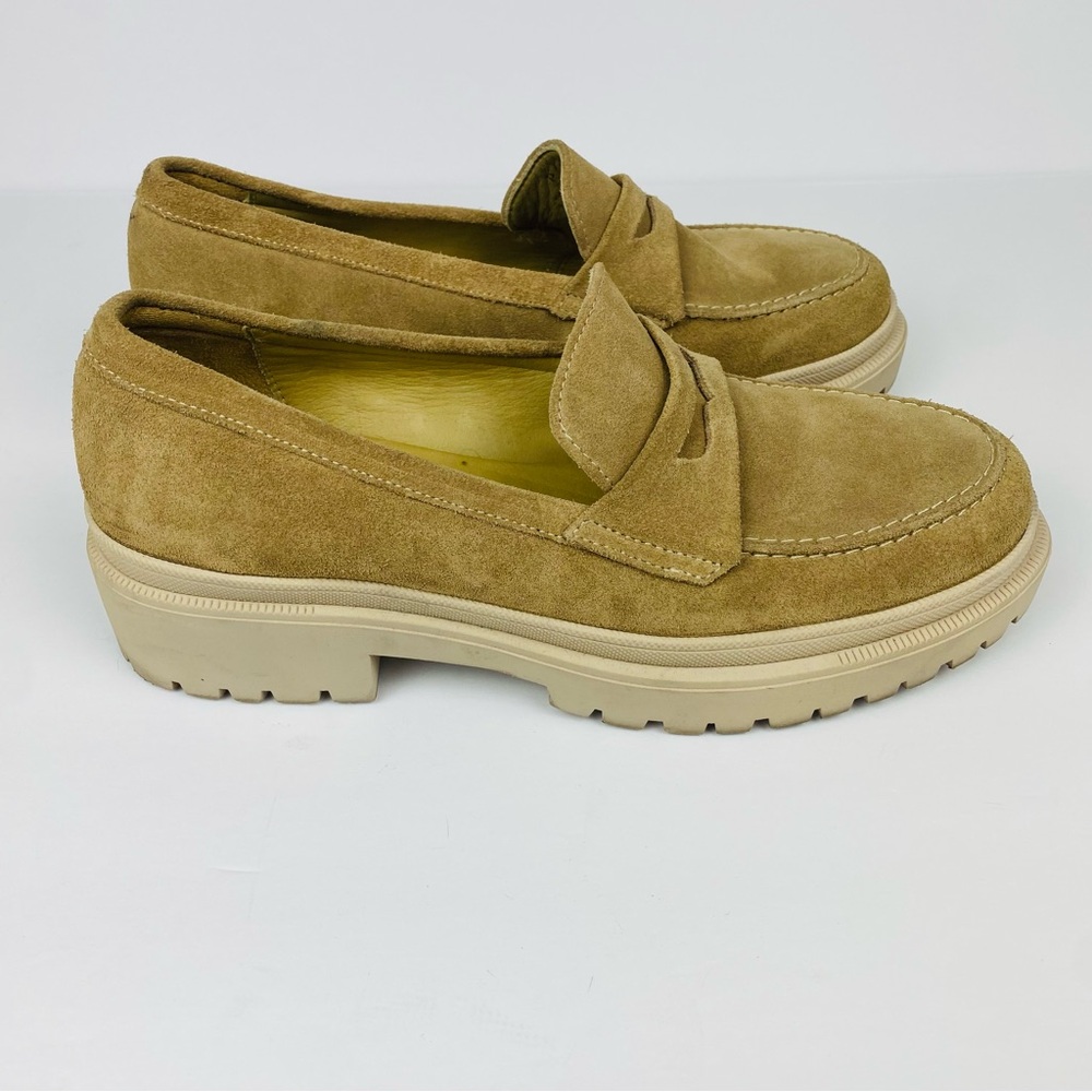Patina Portland Leather Co Zoe Chunky Platform Loafers Size 11 - Picture 4 of 8